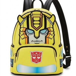 Loungefly Yellow Bumblebee Transformer Backpack